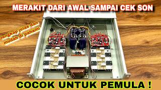 HOW TO ASSEMBLE A POWER AMPLIFIER !! FOR BEGINNERS