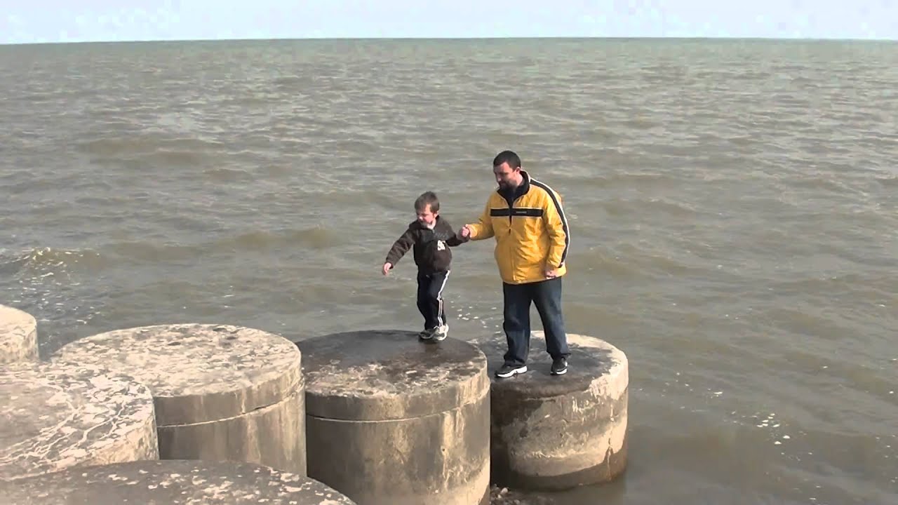 Lake Erie Luna Pier Michigan YouTube