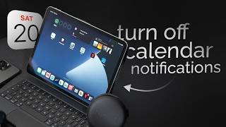 How to Turn Off Calendar Notifications on iPad