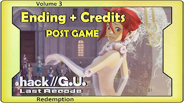 .Hack//G.U. Last Recode Vol. 3: Redemption - Walkthrough - Post Game Ending + Credits