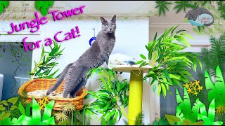 Building Jungle Bamboo Cat Tower in Korea - Chadol's House by Chadol's House 398 views 2 years ago 2 minutes, 29 seconds