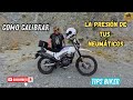 Cómo calibrar los neumáticos de tu motocicleta | Temporada de calor y Off Road