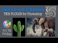 TK8 PLUGIN for Photoshop: Sketch-O-Graphs (Is it a Sketch or is it a Photograph? HINT:It's Both...