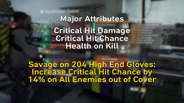 The Division - All of The Best Armor Attributes!