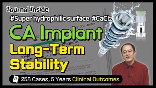 [Journal Inside] Long-term Prognosis of Super Hydrophilic CA Implants (AI Voice-over)