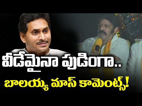 వీడేమైనా పుడింగా..  | MLA Balakrishna Comments in CM YS Jagan | TDP | YSRCP | TV5 News - TV5NEWS