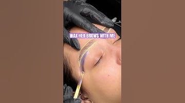 Brow wax 💜 #brows #browwaxing #browwax