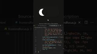 🌗 Day & Night Toggle Switch | Pure CSS + JS Animation #shorts