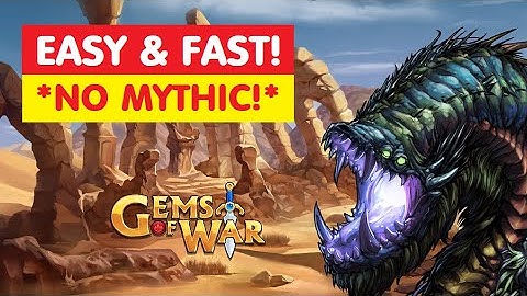 Gems of War In The End World Event! Fast Team Guide & Best Strategy?