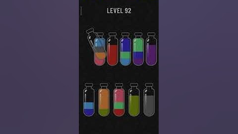 Soda sort puzzle level 92