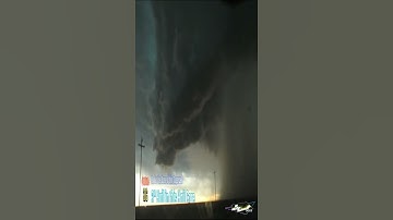 Storm Chasing:  Kansas Supercell #shorts #stormchasing #severeweather #supercell