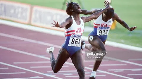 Gwen Torrence  vs  Merlene Ottey 100m World Champi...