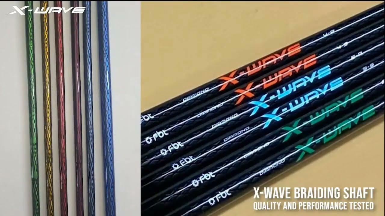24軸超高弾性カーボンシャフト X-WAVE(エックス・ウェーブ) 【グリップ
