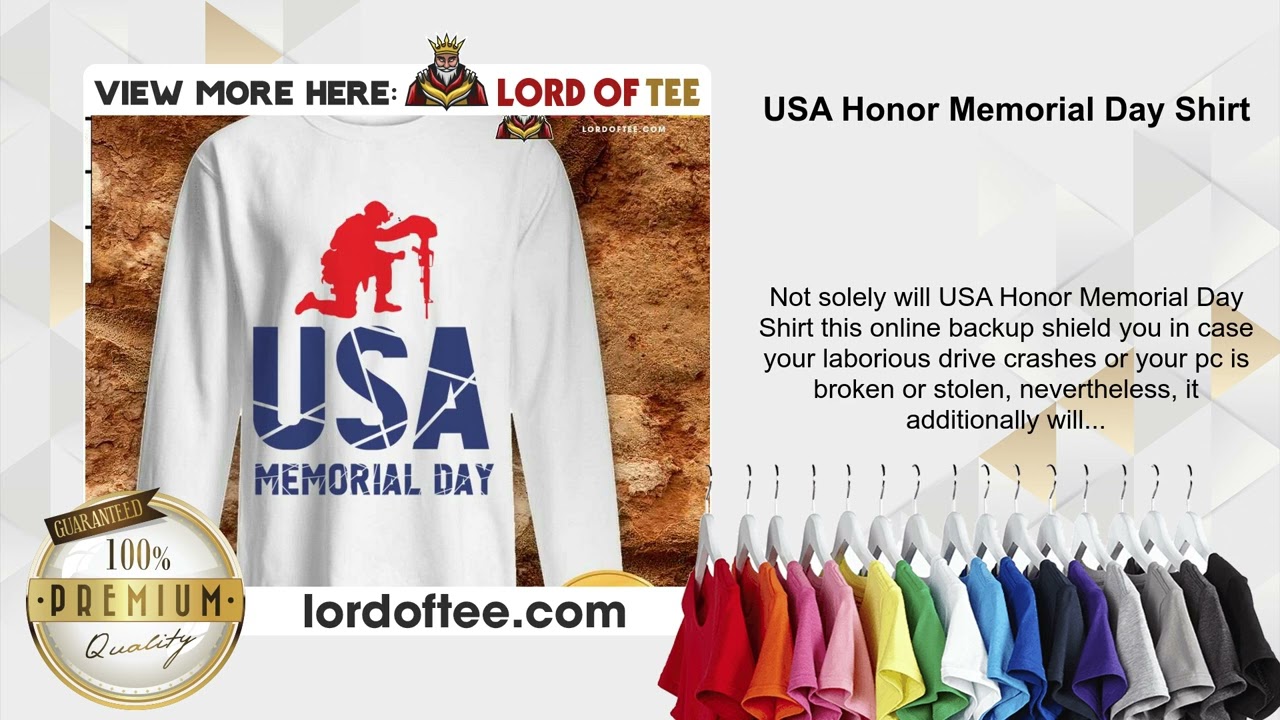 USA Honor Memorial Day Shirt
