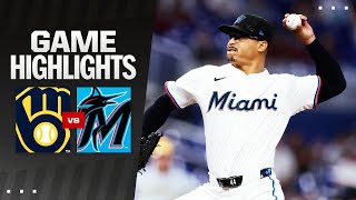 Brewers vs. Marlins Game Highlights (5\/22\/24) | MLB Highlights