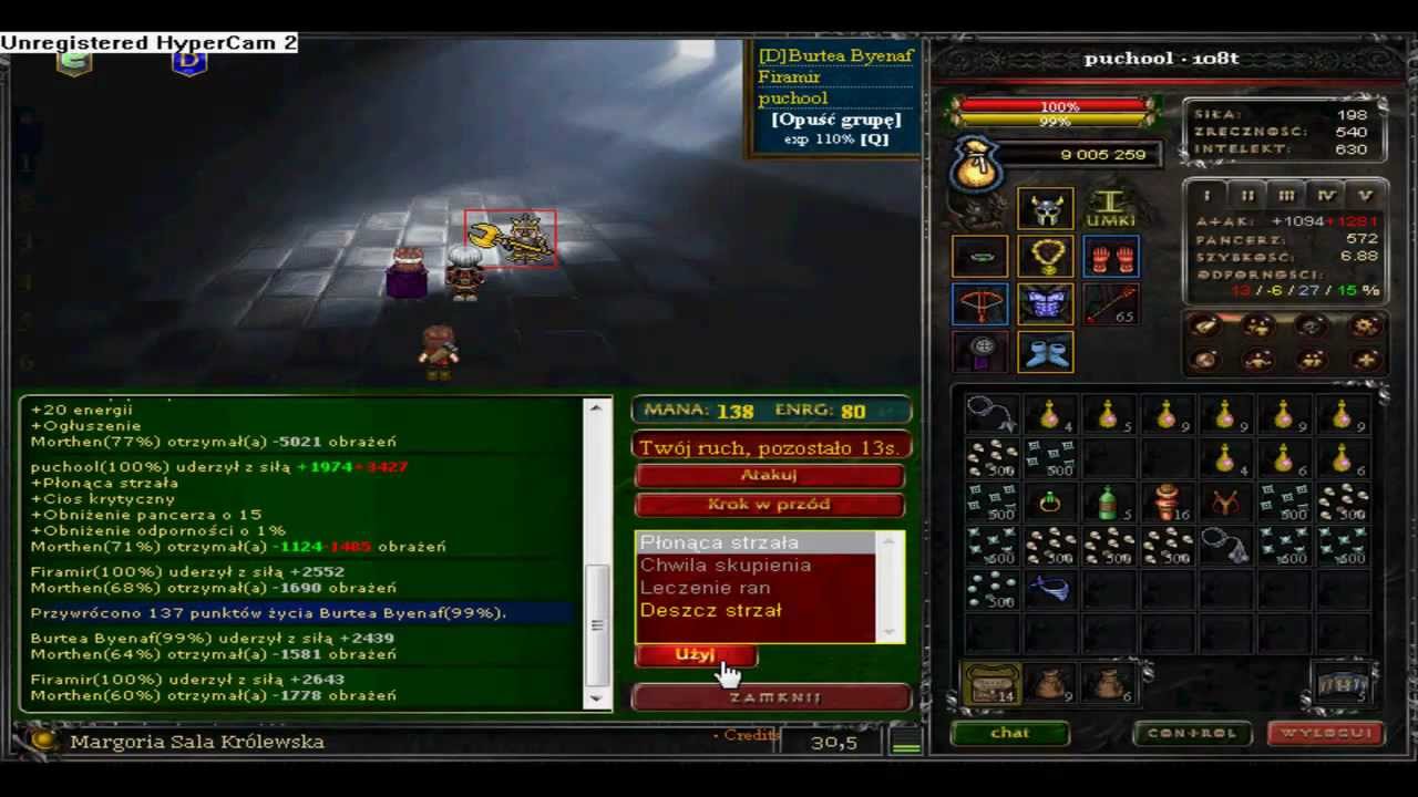 Margonem Puchool vs Morthen + New Poziom[HD]