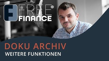 FreeFinance Tutorial - Doku-Archiv: Weitere Funktionen