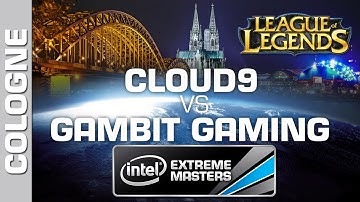 Cloud 9 vs. Gambit Gaming - Game 2 - Semifinal PT - IEM Cologne - League of Legends