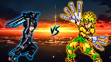 Kirito V2 OP (3 forms) VS Dio K1 V2 in Jump Force Mugen