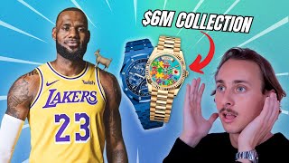 Lebron James $6,000,000 Watch Collection