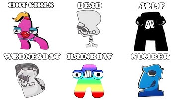 Alphabet Lore But Everyone ALL Different Versions (New Version)