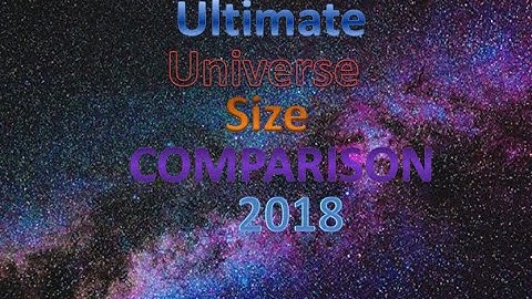 Ultimate Universe Size Comparison 2018: Asteroids, Moons, Planets, Stars, Nebulas, Galaxys, Clusters