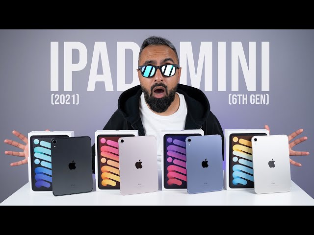 iPad mini 2021 Unboxing & Review - ALL COLOURS!
