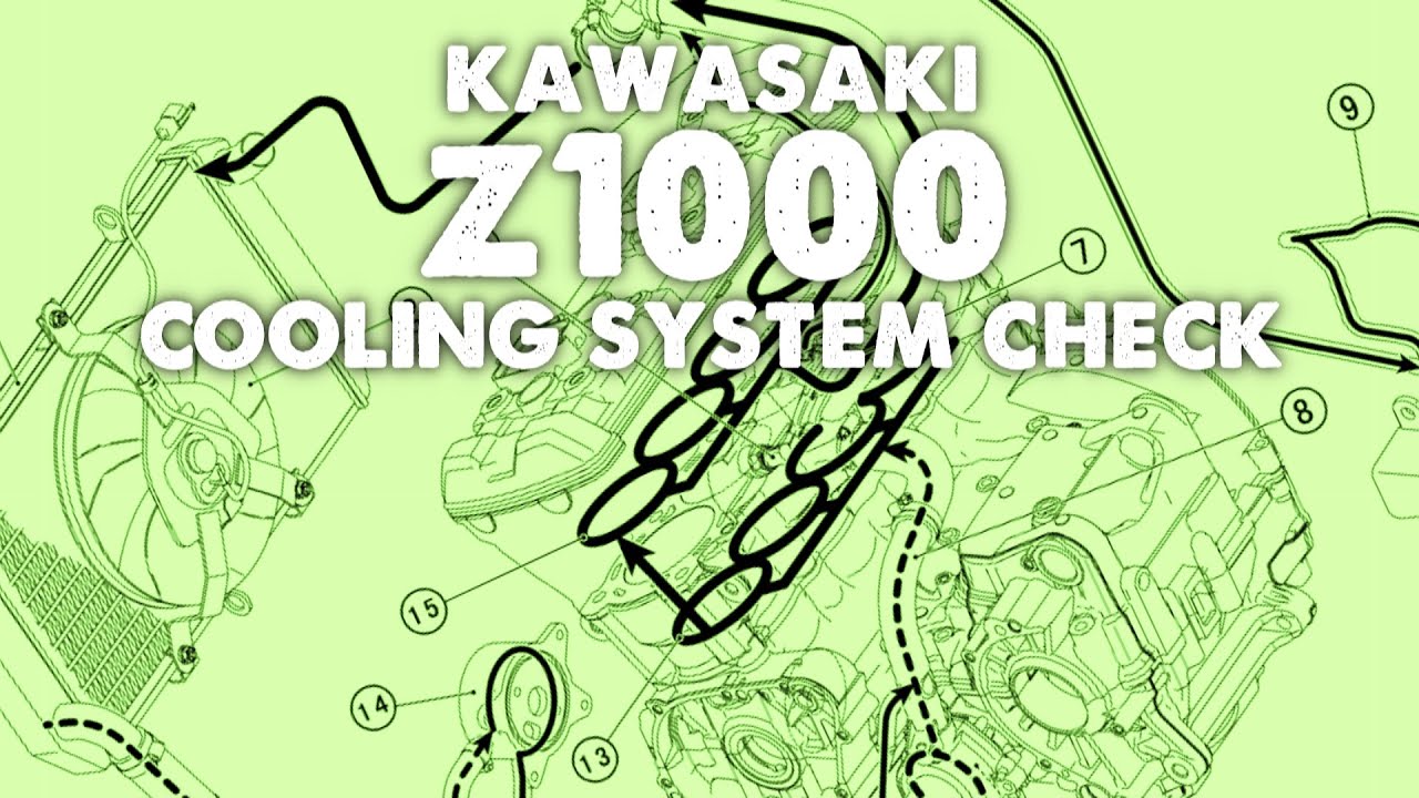 904. Kawasaki Z1000 Coolant Level Check - YouTube