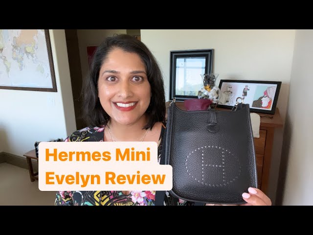 HERMÈS EVELYNE TPM VS. PM  Mini Review, What Fits & Outfit Inspiration  (Feat. LXR) 