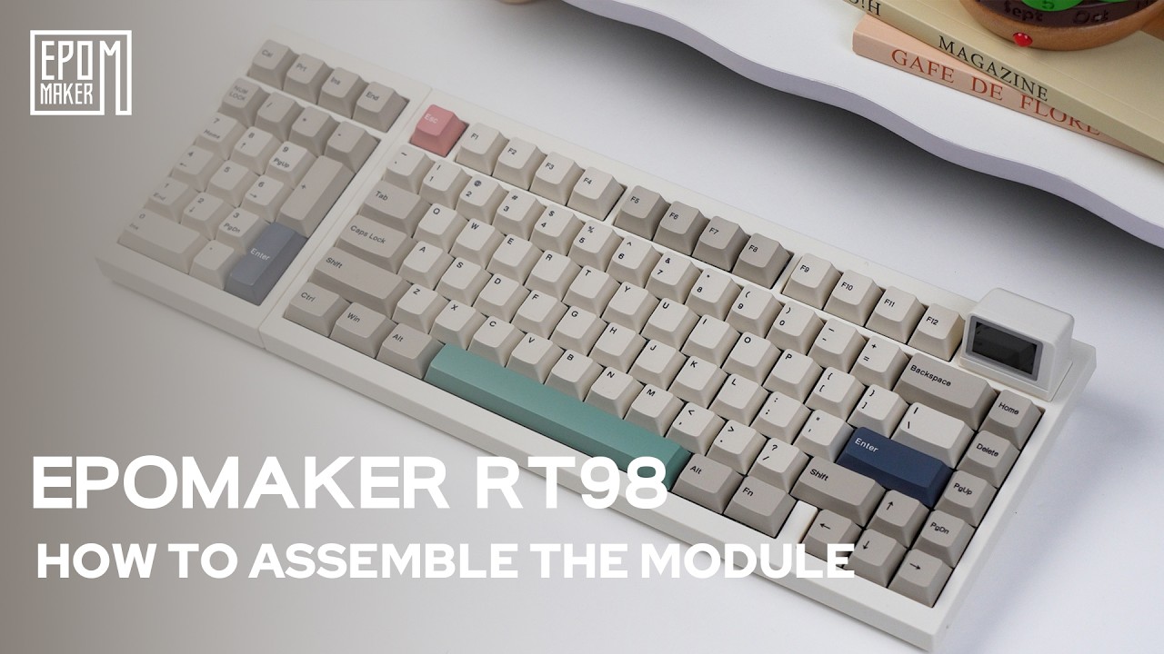 [ How to Use ] Epomaker RT98 | Re-assemble - YouTube