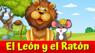 El León y el Ratón 🔴🦁🐭 I Cuentos de hadas españoles I Cuentos  encantadores by Cuentos Encantadores 1,140 views 4 months ago 9 minutes, 57 seconds