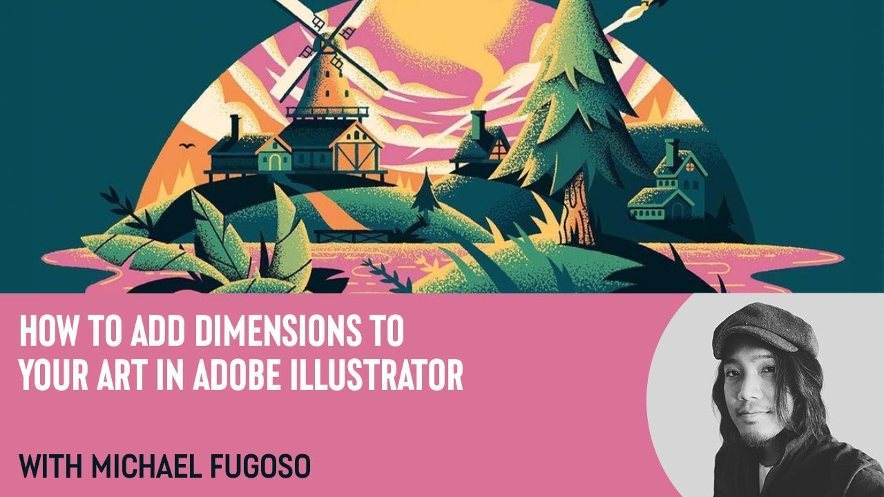 How to add Dimensions to your Art in Adobe Photoshop with Michael ...