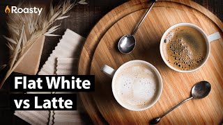 Différence entre le blanc plat et le latte