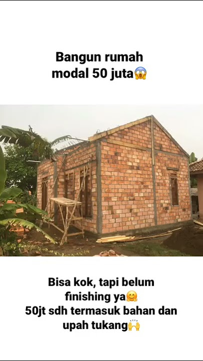 Bangun rumah modal 50 juta😱