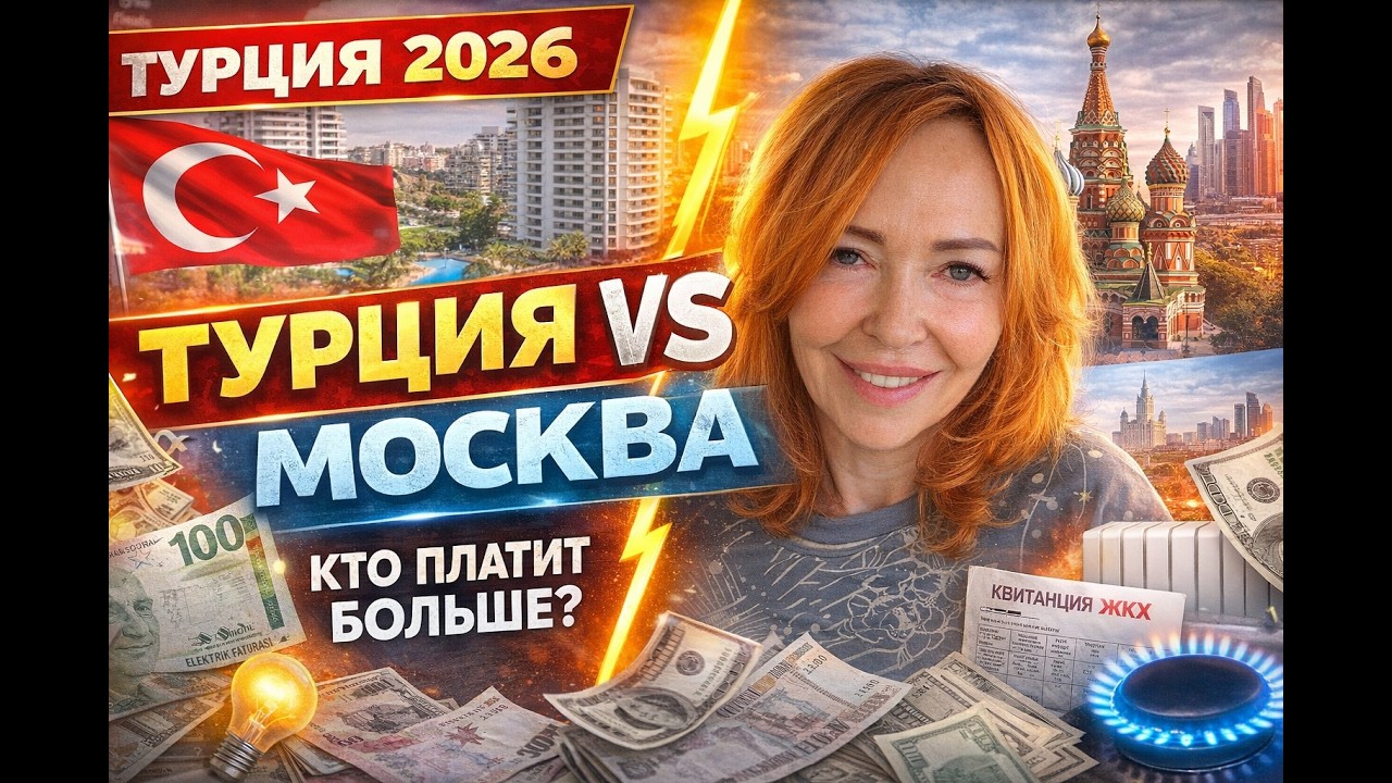 Где дешевле жить — в Аланье или Москве? Сравниваем коммуналку