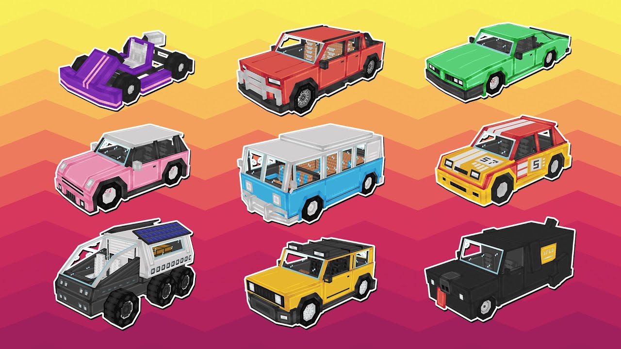 Cars, Cars, Cars Minecraft Marketplace (PC, iPad, iPhone, Android