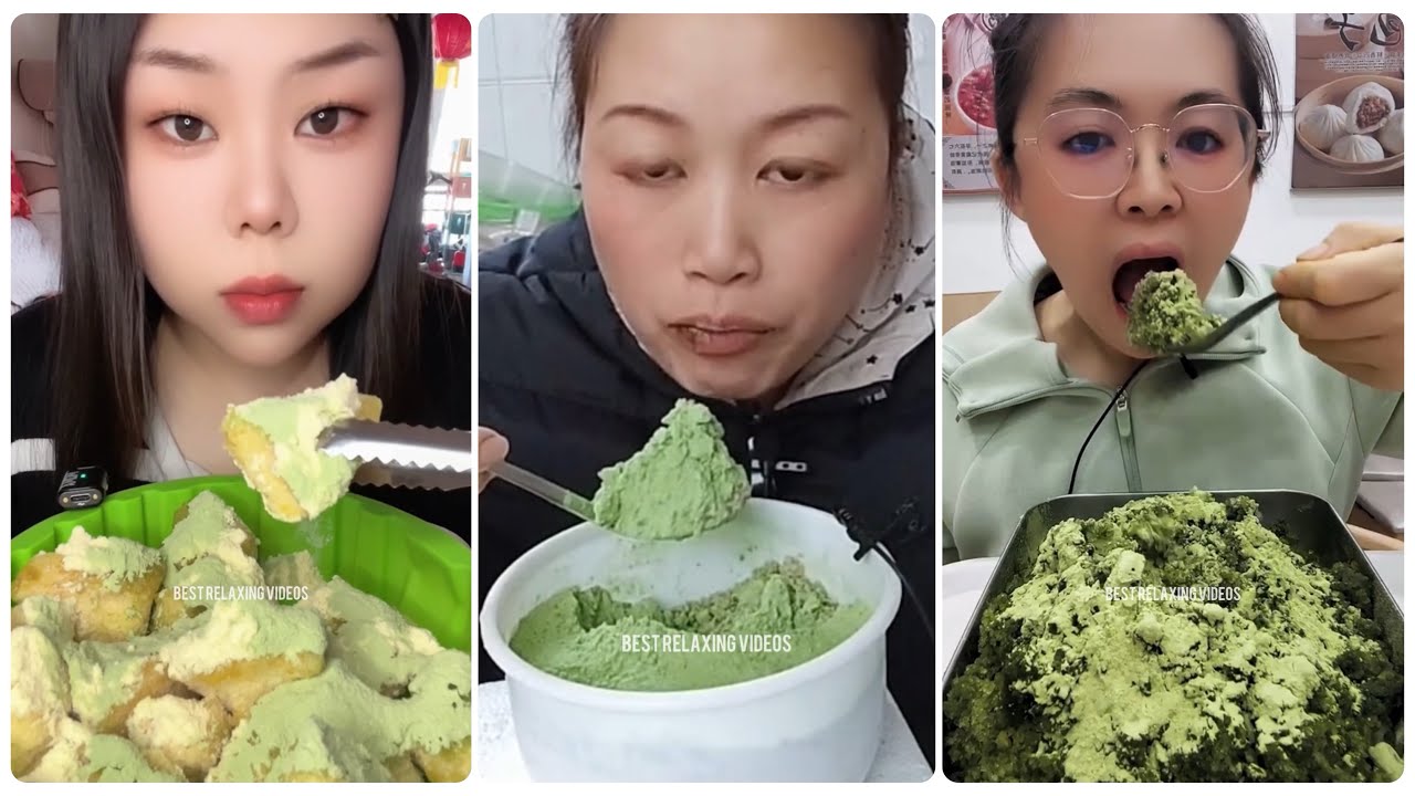 Intense Matcha Powder ASMR | Relaxing Mood