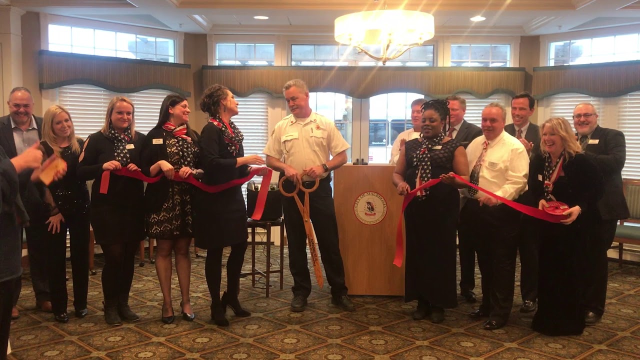 American House Macedonia Ribbon Cutting 11019 YouTube