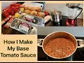 How I Make My Base Tomato Sauce For Freezing