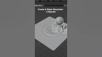 Create A Water 💦 Simulation In Blender #blender #3d #dart #art #render #digitalart #dmodeling