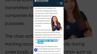 Thoughts on these allegations? Subscribe for updates. 🔎📲 #ClassAction #Consumer #PrivacyConcerns