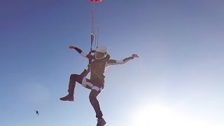 Friday Freakout Premature Opening, Skydiver Nearly Falls Out Of Harness!
