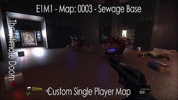 The Ultimate Doom - Map: #0003 - Sewage Base - [4K]