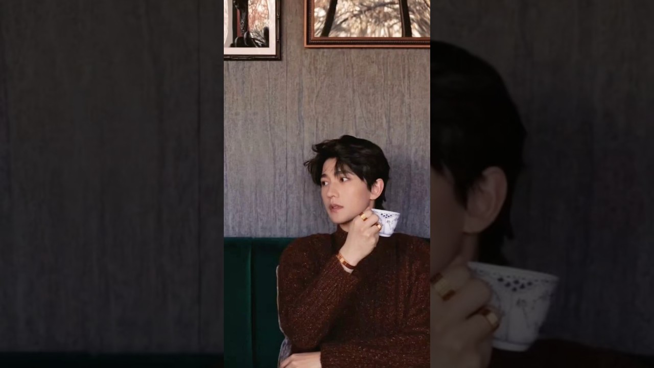 BTS of Yang Yang filming a Chow Tai Fook commercial #杨洋 #yangyang #chineseactor