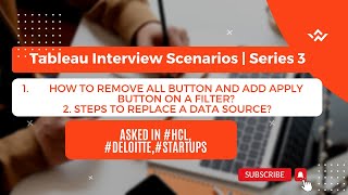 Tableau Interview Scenarios |Scenario Series 3