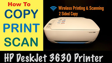 How to Copy, Print & scan with HP DeskJet 3630 All-in-one printer ?