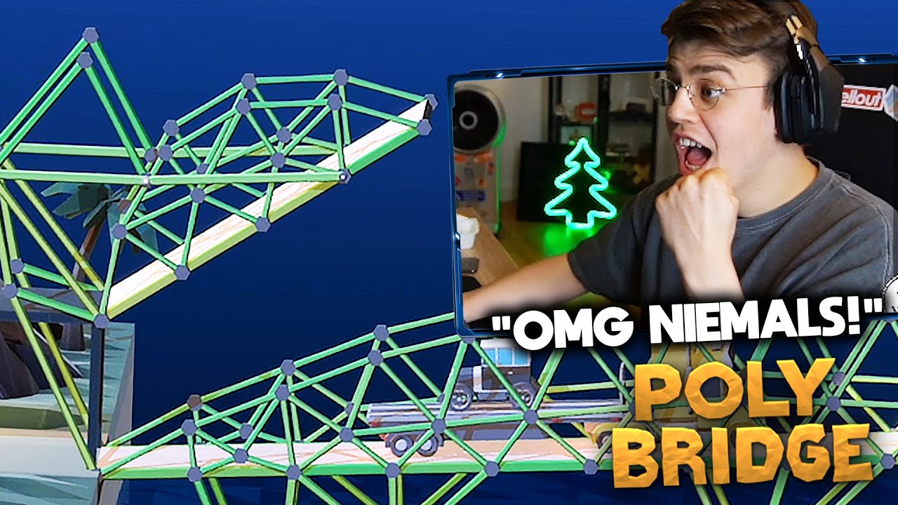 Mehr BRÜCKEN bauen mit ABITUR BRANDENBURG! (Poly Bridge 2) | Papaplatte Gaming