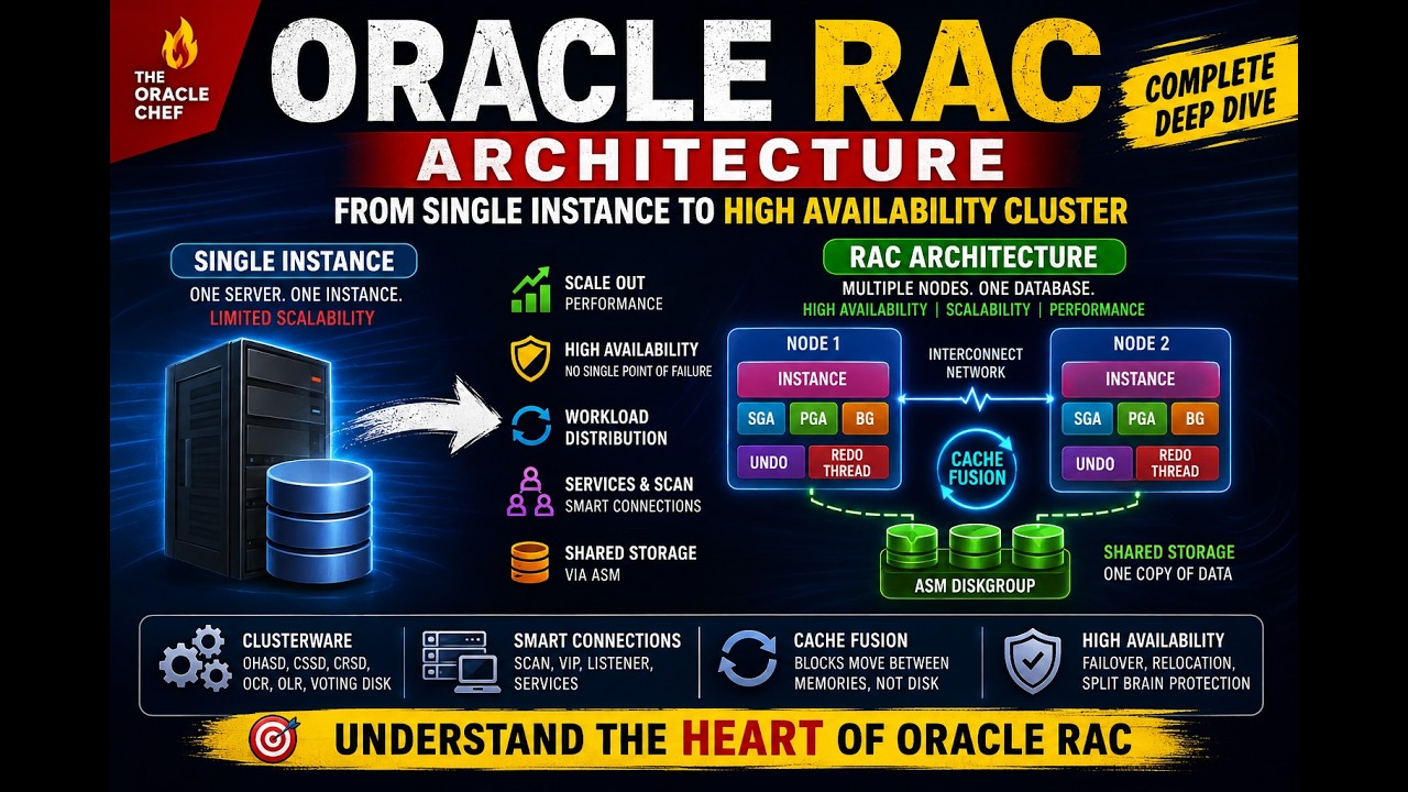 Oracle Rac Instance Oracle RAC Architecture Explained | From Single Instance to Clustered ...