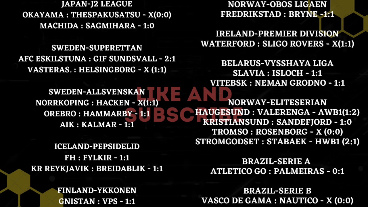 Full Time Draw Prediction