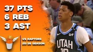 Ace Bailey Career High 37 Points vs Raptors Full Highlights! (3/23/2026)